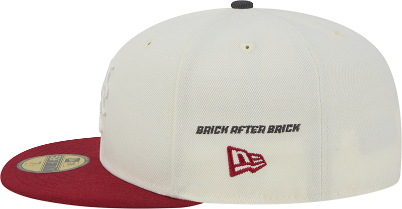 Nigel Sylvester x Rushmore New York Mets 40th Anniversary Chrome White/Brick Red 59Fifty New Era