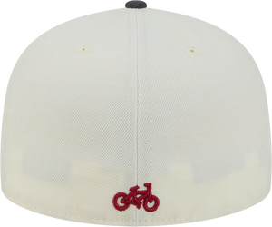Nigel Sylvester x Rushmore New York Mets 40th Anniversary Chrome White/Brick Red 59Fifty New Era