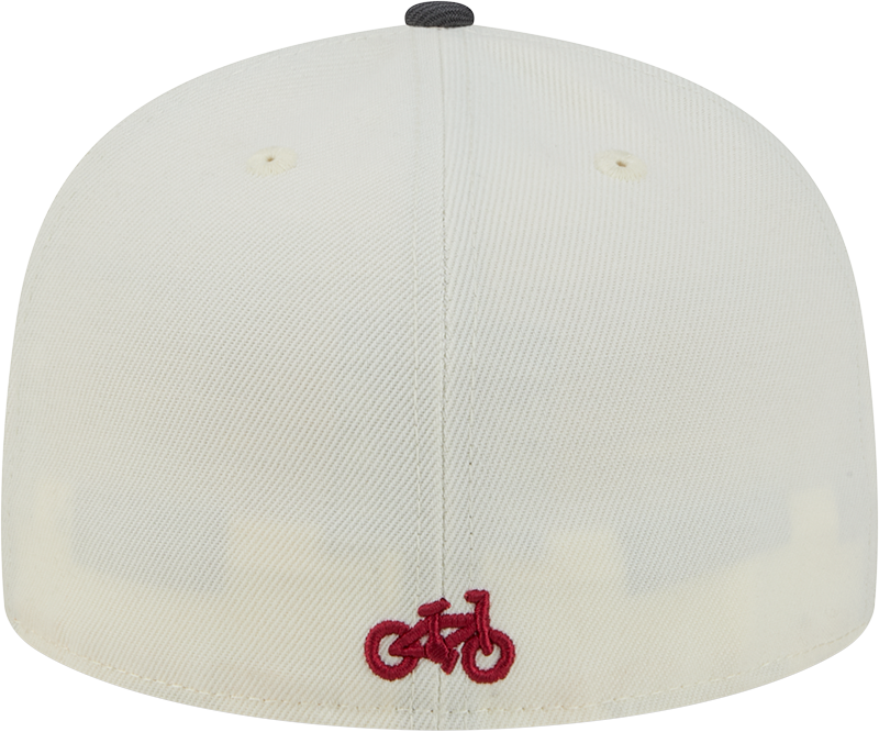 Nigel Sylvester x Rushmore New York Mets 40th Anniversary Chrome White/Brick Red 59Fifty New Era